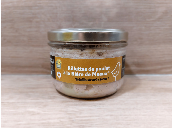 Rillettes de poulet à la Bière de Meaux