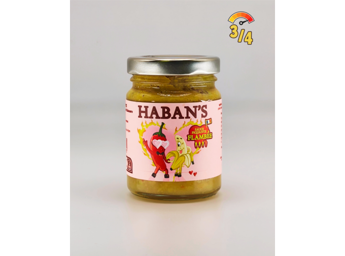 FLAMBEE - Sauce Piquante Artisanale à la Banane et Habanero