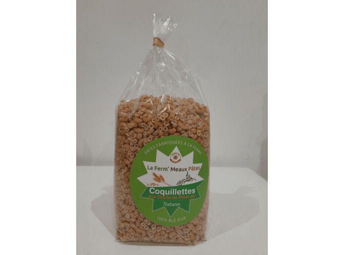 Coquillettes Natures aux oeufs 500g