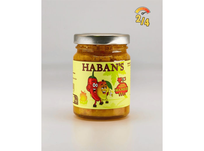 MANGUE - Sauce Piquante Artisanale à la Mangue et Habanero