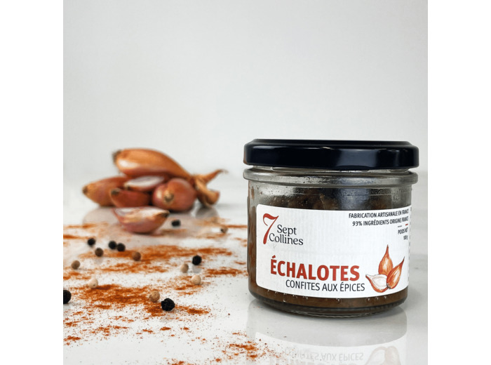 Echalotes confites aux épices - 100g
