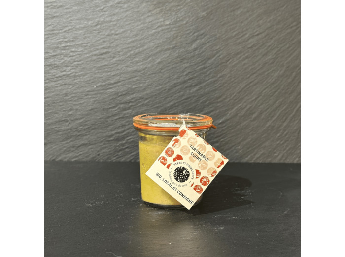 Tartinable curry en bocal