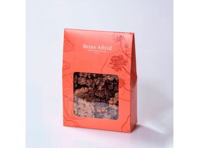Reine Astrid - Grignotines Chocolat Noir, Lait  Blond 200g