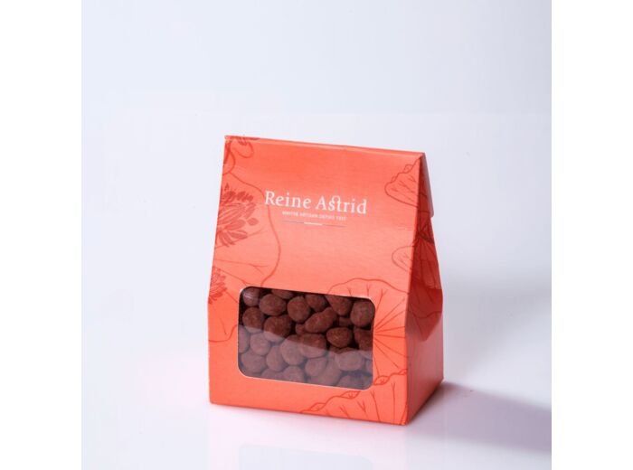Reine Astrid - Grains de Café Chocolat Noir 200g